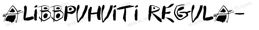 alibbpuhuiti regula字体转换